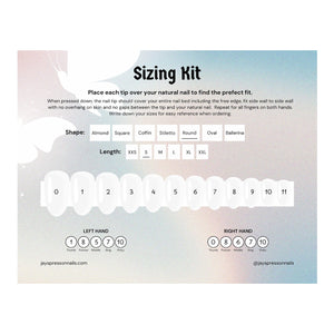 Sizing Kit - Jay's Press On Nails
