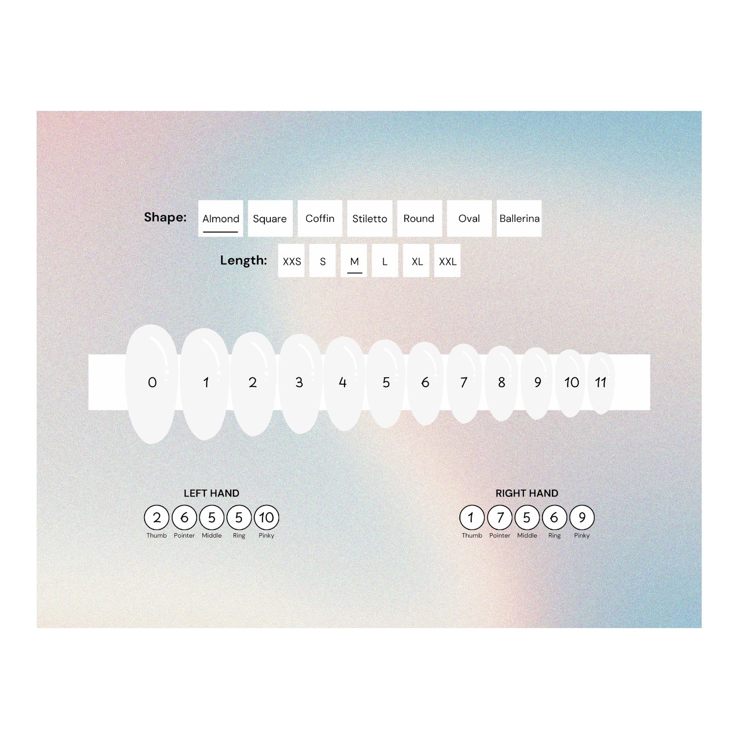Sizing Kit - Jay's Press On Nails