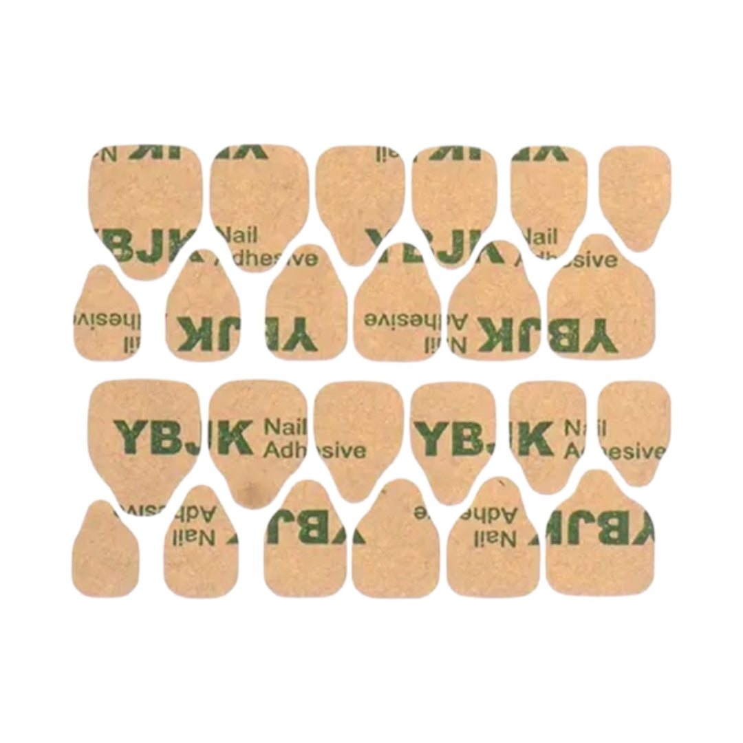 Extra Hold Sticky Tabs 24pcs - 1 Sheet - Jay's Press On Nails