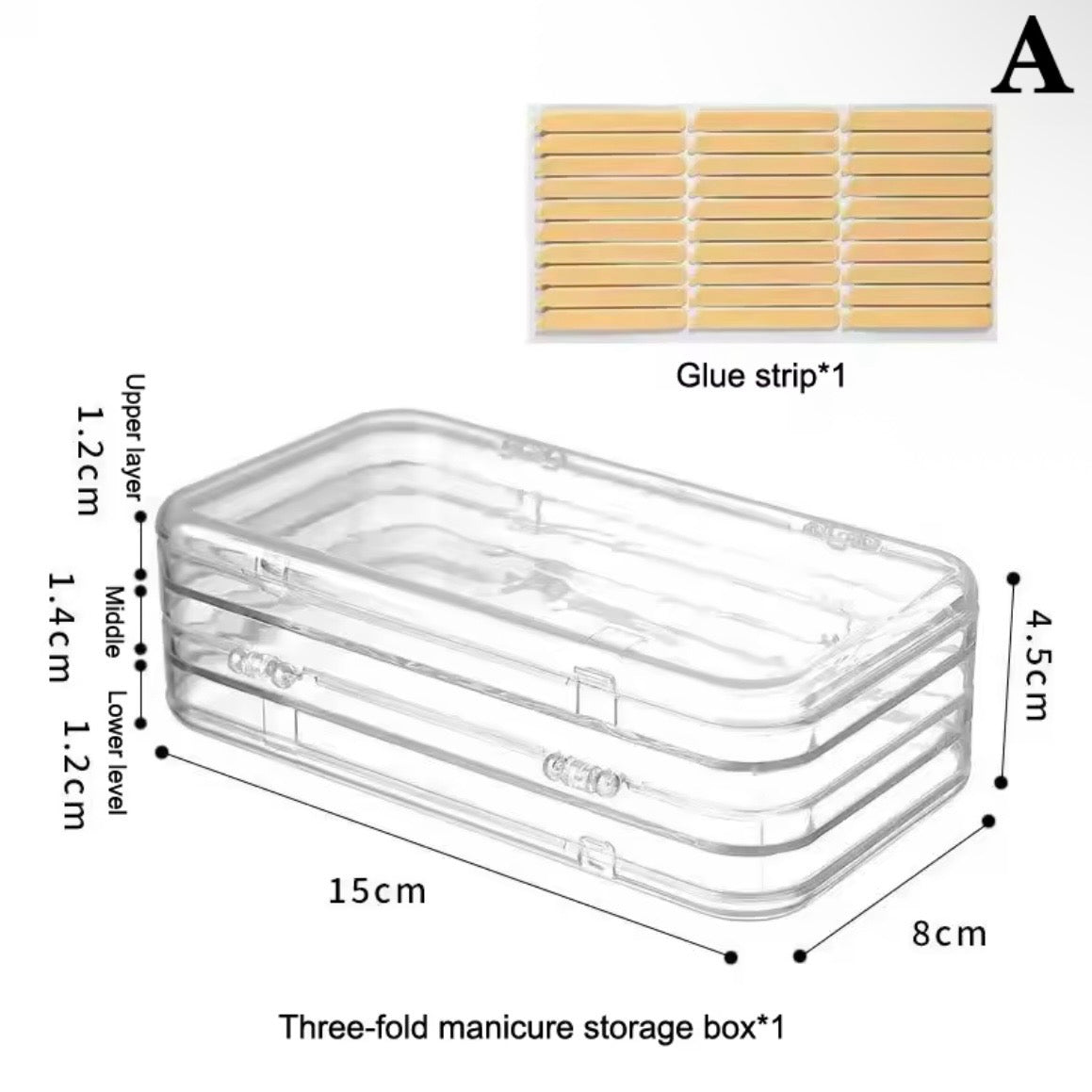 Multilayered Storage Box - Jay's Press On Nails