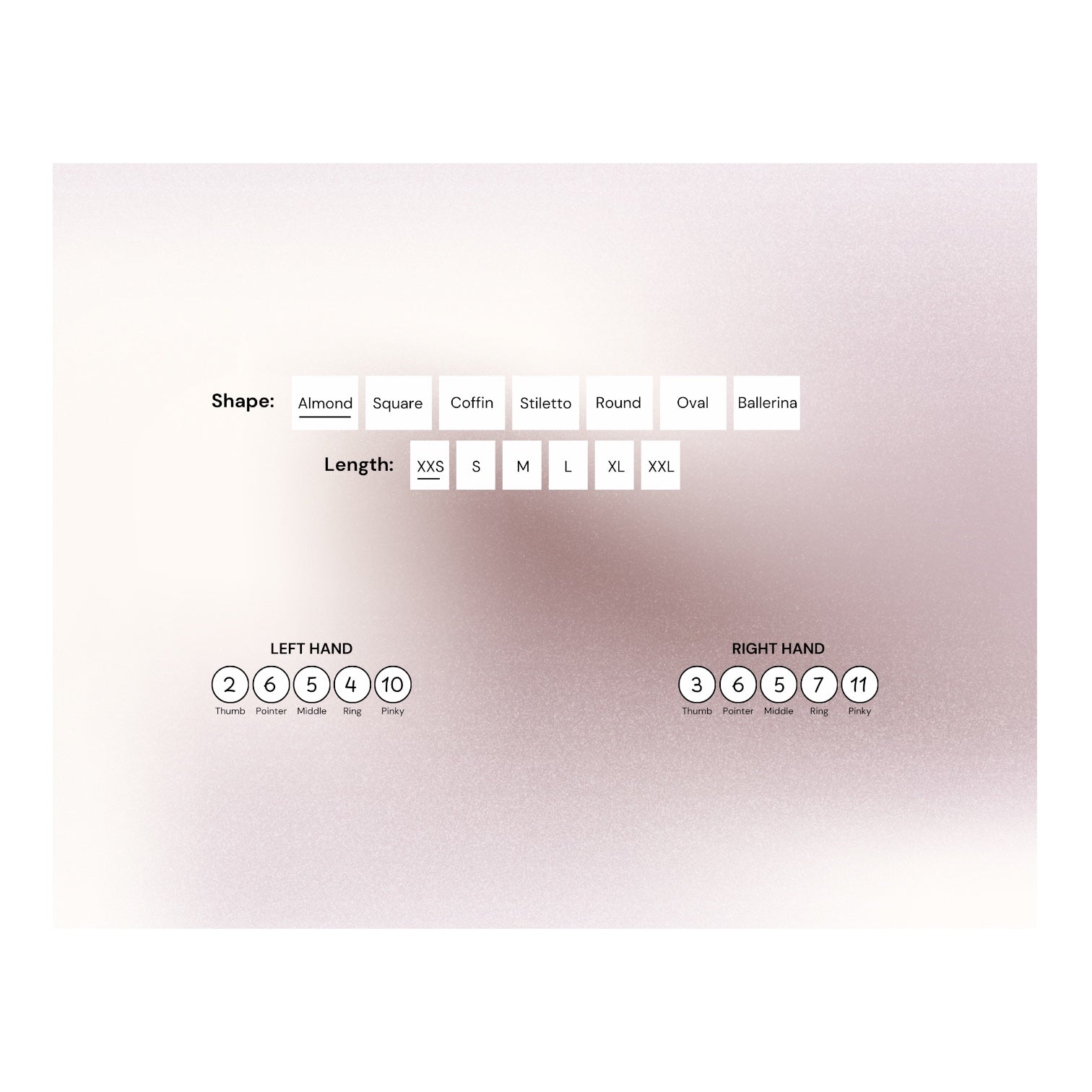 Ready to Wear Sizing Kit - Solid Color - Jay's Press On Nails